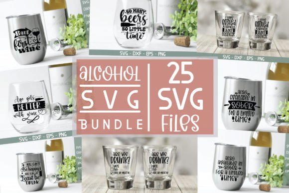 Alcohol SVG Bundle for Crafts & Graphics