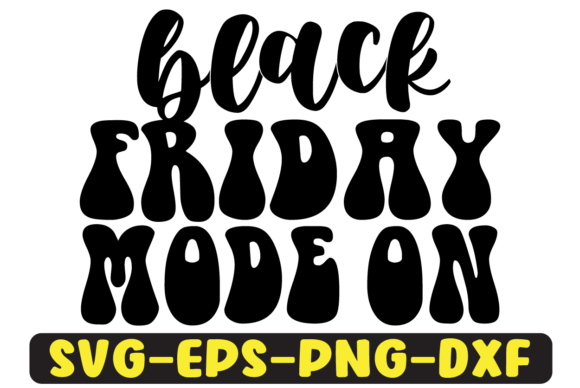 Black Friday Mode on Retro SVG Graphics