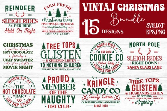 Christmas. Christmas Bundle: Graphics & Crafts