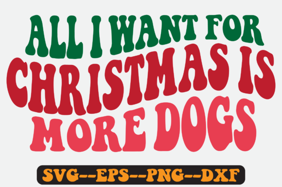 DOG MOM Christmas Quote Retro SVG Design for Crafts & Graphics