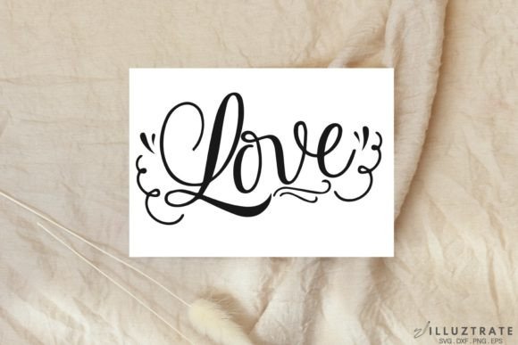 Love SVG Cut File Wedding SVG: Graphics for Crafts
